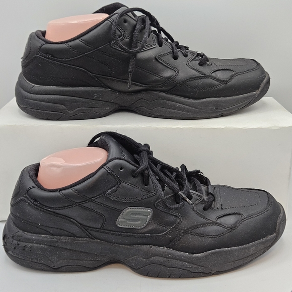 Sketchers  slip resistant  leather work shoes size 11.5 - Picture 15 of 15